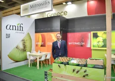 Christos Mitrosilis, CEO of Mitrosilis S.A. Their kiwi season is about over, but next month the watermelon season will get going for this Greek exporter.